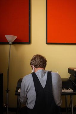 patrick playing piano